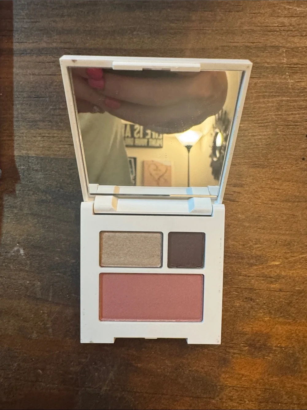 Clinique Eyeshadow Palette — Red and Black Ladybug Design